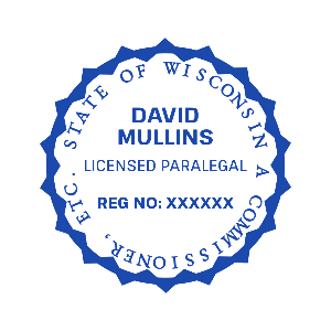 notary digital stamp blue state of wisconsin