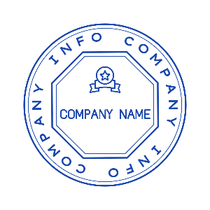 Create Corporate Company Seal Stamps Custom Templates Available