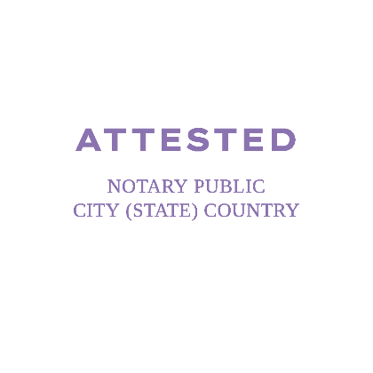 attested stamp for notary india