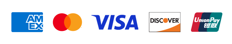 supported cards for payment with stripe at Stamp Maker Online