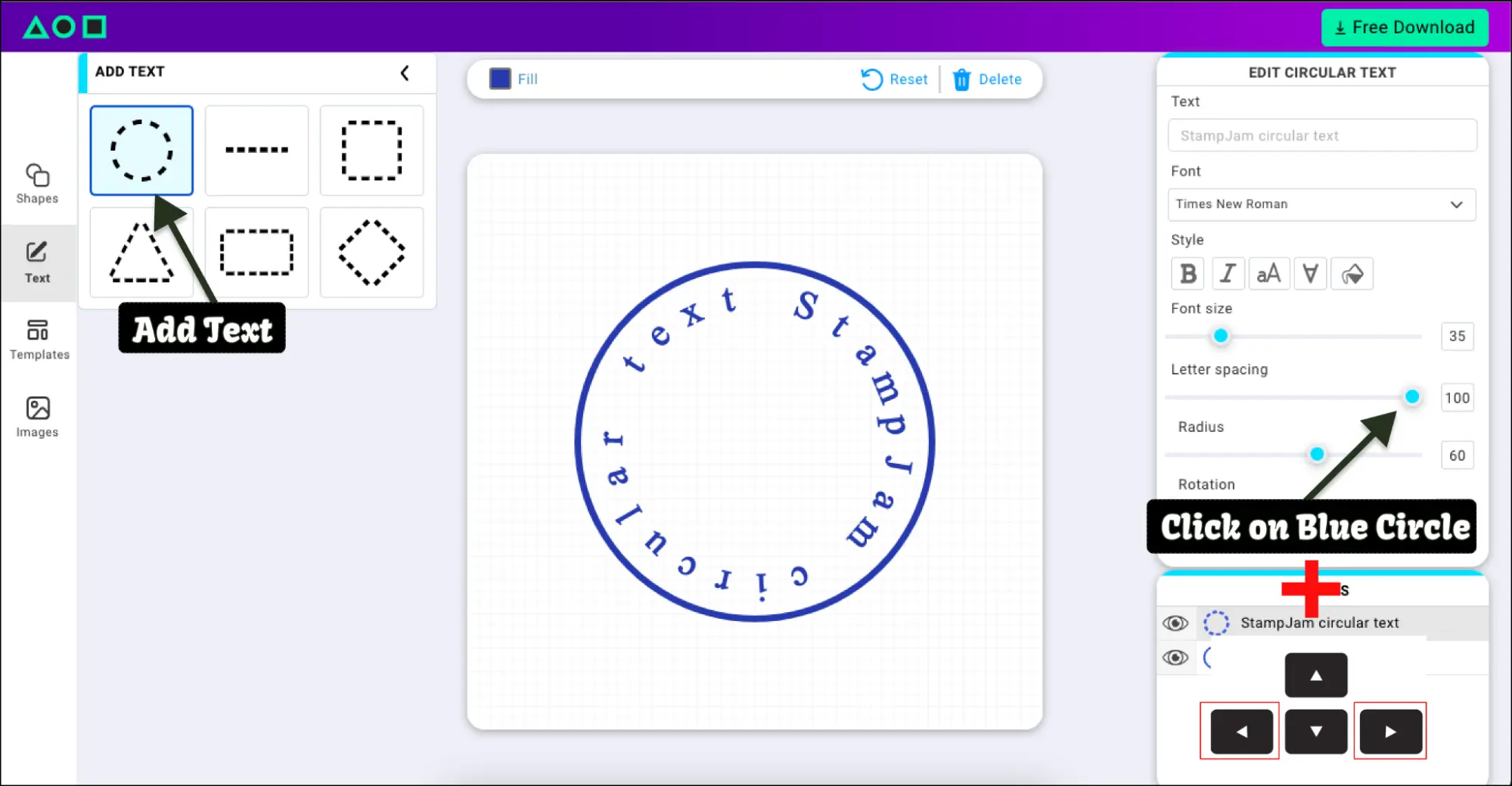 how to make a stamp online with stamp jam
slider tutorial